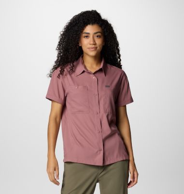 Camisa de manga corta Silver Ridge Utility para mujer, Color: Fig, image 1