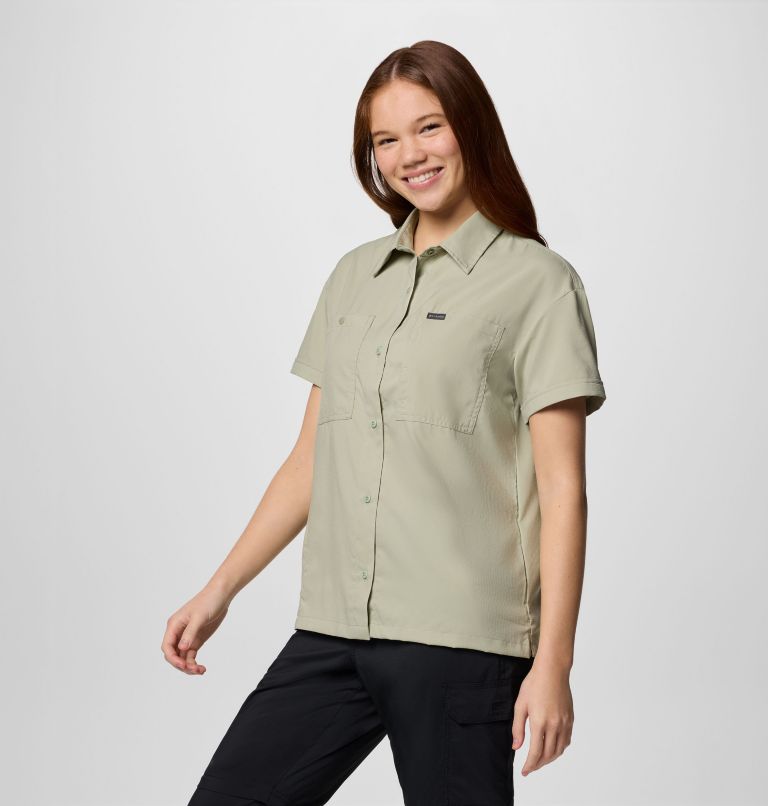 Femme Chemise à manches courtes Silver Ridge Utility, Color: Safari, image 3