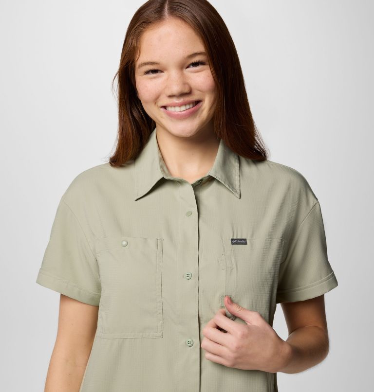 Femme Chemise à manches courtes Silver Ridge Utility, Color: Safari, image 4