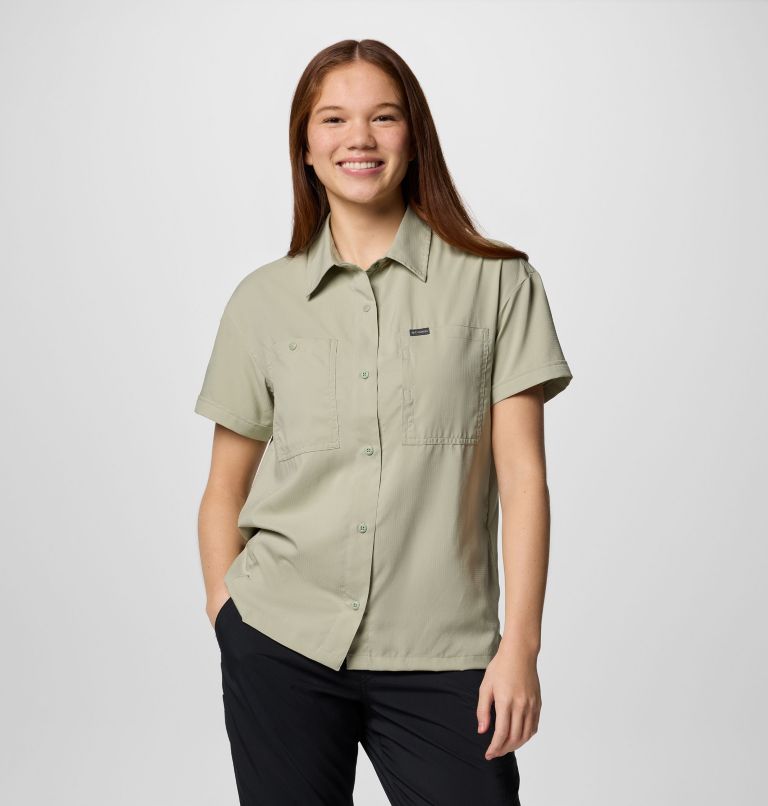 Femme Chemise à manches courtes Silver Ridge Utility, Color: Safari, image 1