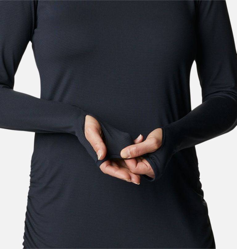 Women's Leslie Falls Long Sleeve Shirt, Color: Black, image 5