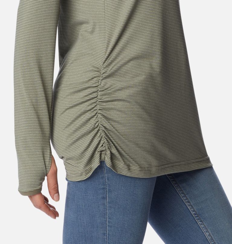 Thumbnail: Women's Leslie Falls Long Sleeve Shirt, Color: Stone Green, image 5