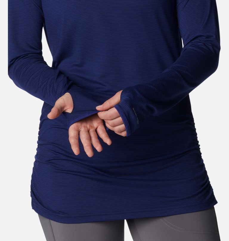 Thumbnail: Women's Leslie Falls Long Sleeve Shirt, Color: Dark Sapphire, image 5