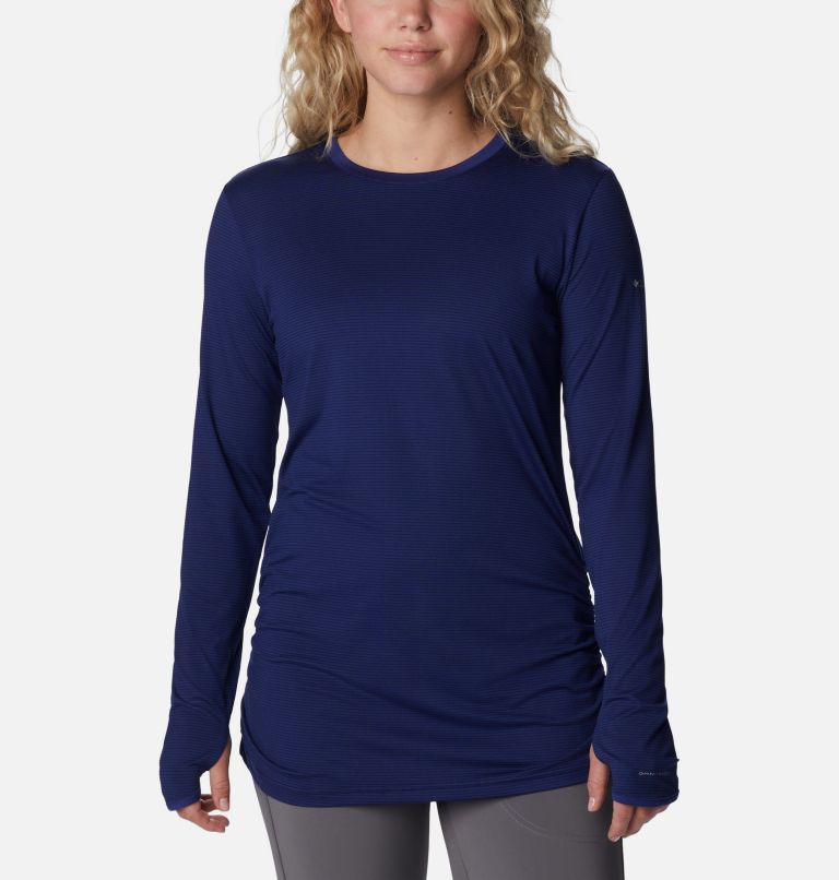 Thumbnail: Women's Leslie Falls Long Sleeve Shirt, Color: Dark Sapphire, image 1