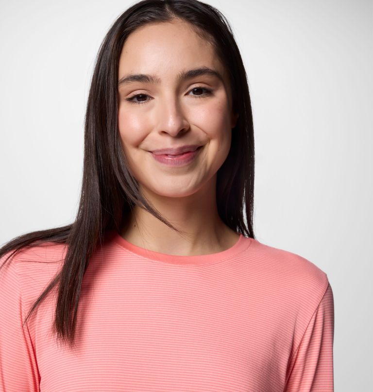 Women's Leslie Falls Long Sleeve Shirt, Color: Alpenglow, image 4