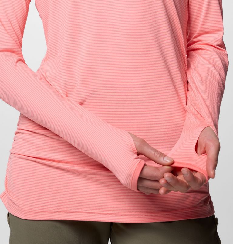 Women's Leslie Falls Long Sleeve Shirt, Color: Alpenglow, image 5