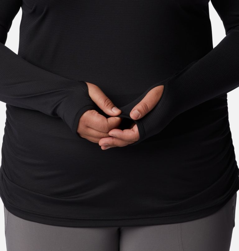 Women's Leslie Falls Long Sleeve Shirt - Plus Size, Color: Black, image 5