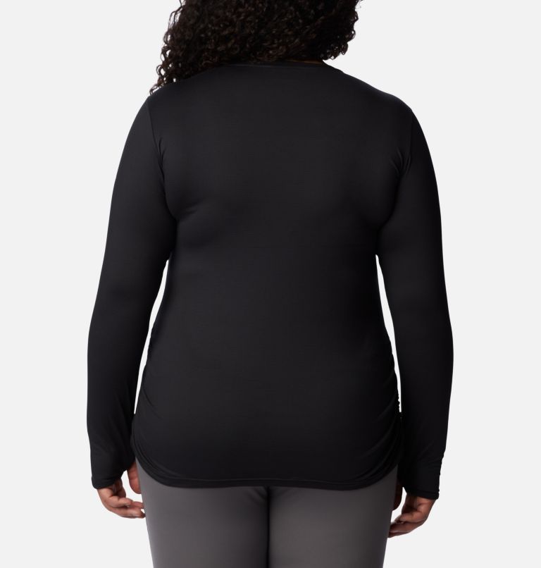 Women's Leslie Falls Long Sleeve Shirt - Plus Size, Color: Black, image 2