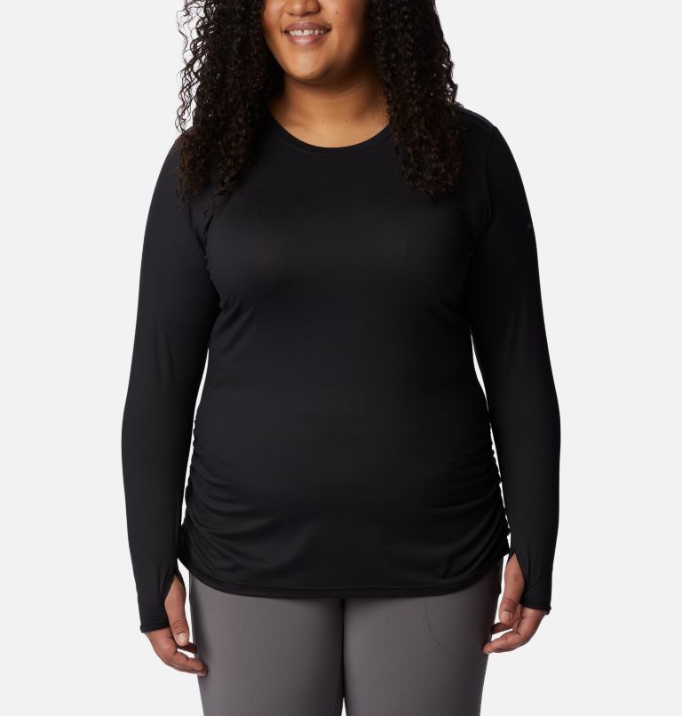 Women's Leslie Falls Long Sleeve Shirt - Plus Size, Color: Black, image 1