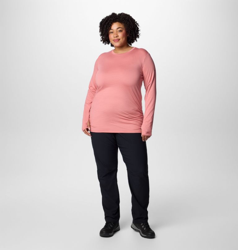 Women's Leslie Falls Long Sleeve Shirt - Plus Size, Color: Pink Agave, image 3