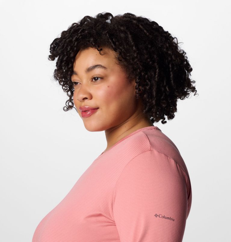 Women's Leslie Falls Long Sleeve Shirt - Plus Size, Color: Pink Agave, image 5