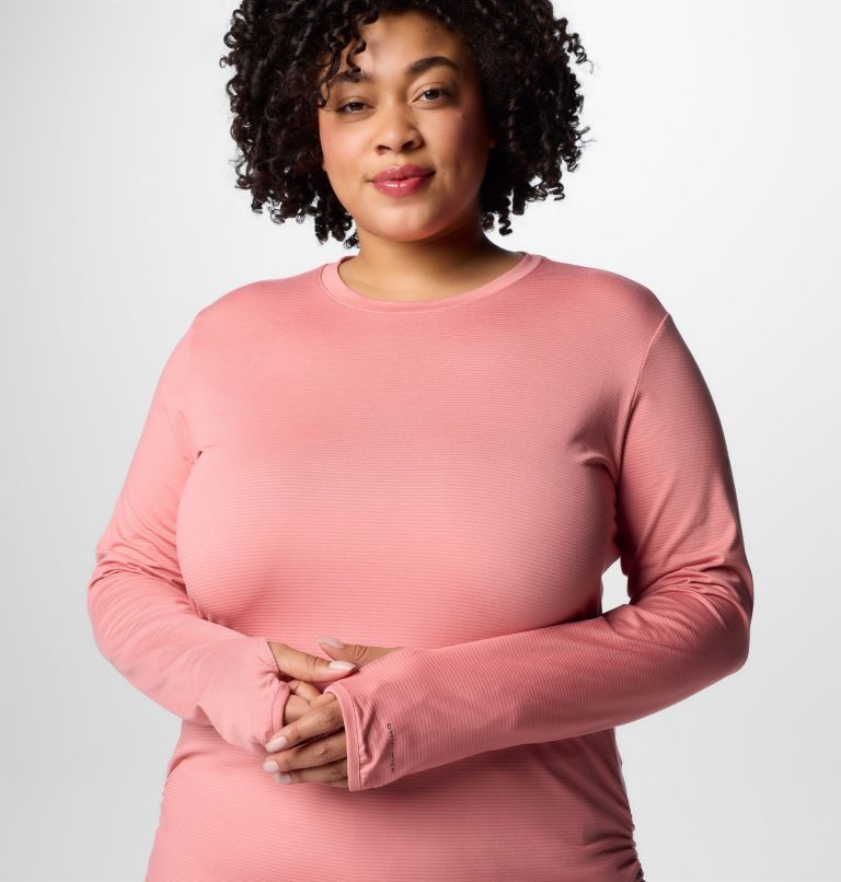 Women's Leslie Falls Long Sleeve Shirt - Plus Size, Color: Pink Agave, image 6