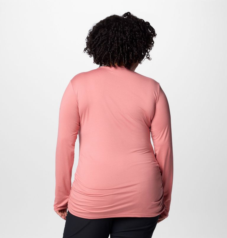 Women's Leslie Falls Long Sleeve Shirt - Plus Size, Color: Pink Agave, image 2