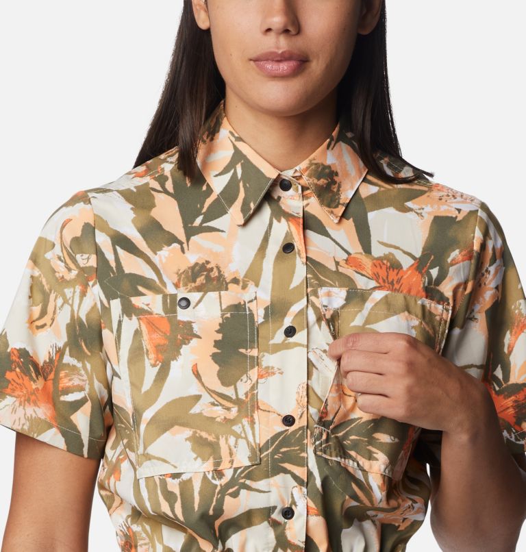 Silver Ridge Utility Romper | 191 | XS, Color: Chalk, Floriculture, image 6