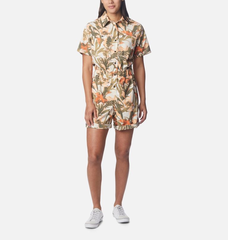Silver Ridge Utility Romper | 191 | XS, Color: Chalk, Floriculture, image 1