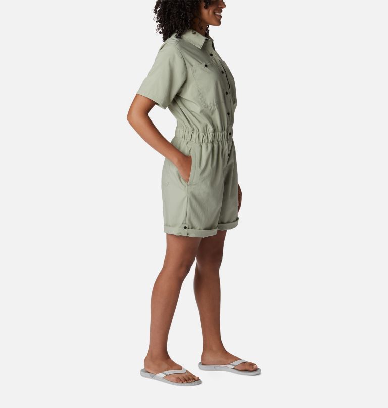 Women's Silver Ridge Utility Romper, Color: Safari, image 4