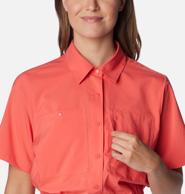 Mono corto Silver Ridge Utility para mujer, Color: Juicy, image 4