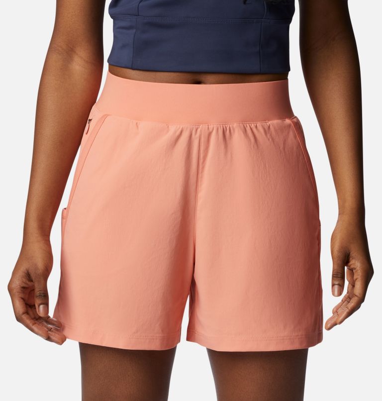 Thumbnail: Women's Leslie Falls Shorts, Color: Summer Peach, image 4