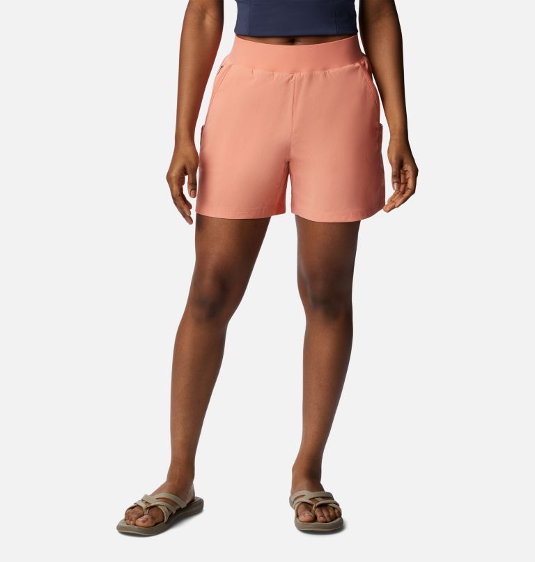 Women's Leslie Falls Shorts, Color: Summer Peach, image 1