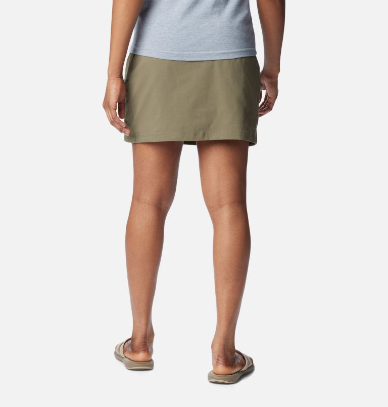 Women's Leslie Falls Skort, Color: Stone Green, image 2