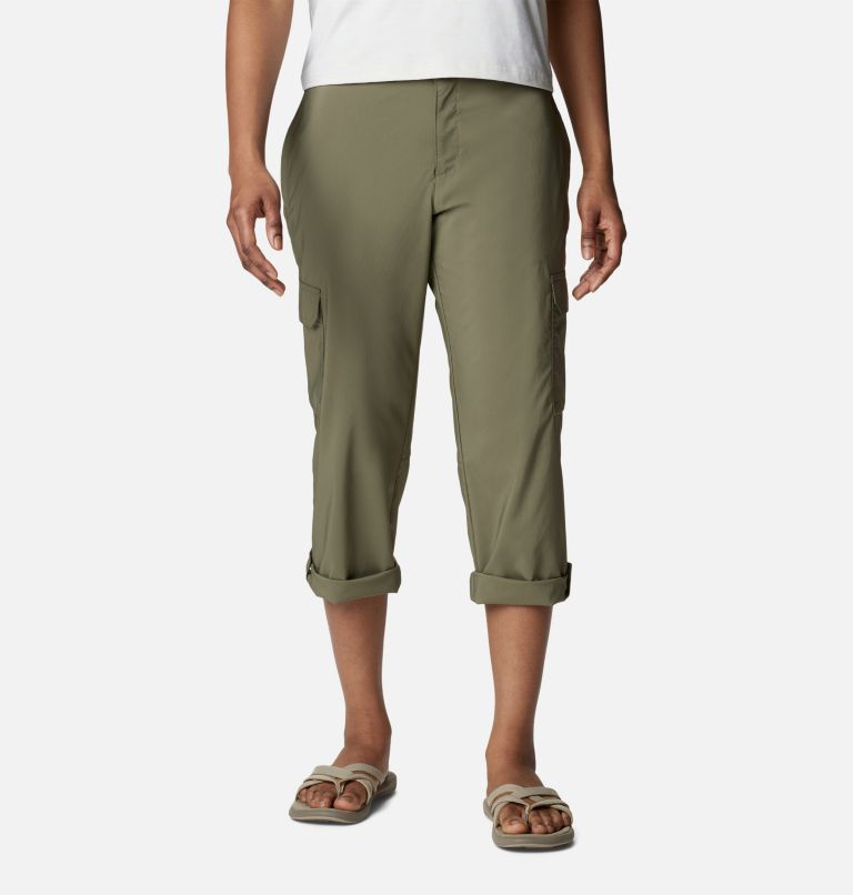 Columbia Women's Silver Ridge Stretch Capri, British Tan, Size 4 :  : Clothing, Shoes & Accessories