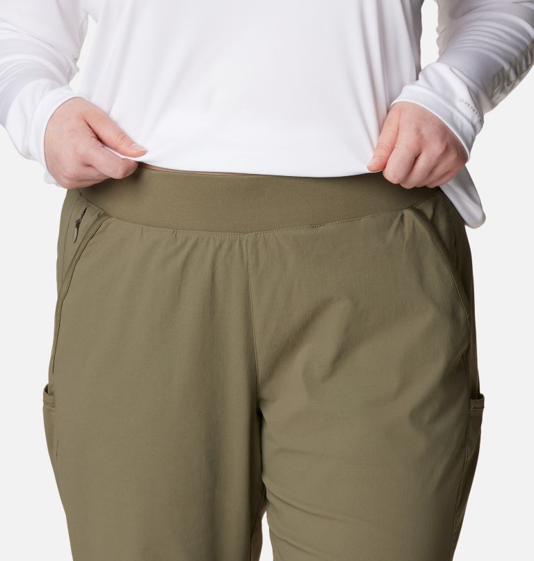 Pantalon capri Leslie Falls Femme - Grandes tailles, Color: Stone Green, image 4