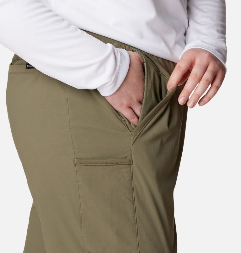 Pantalon capri Leslie Falls Femme - Grandes tailles, Color: Stone Green, image 6