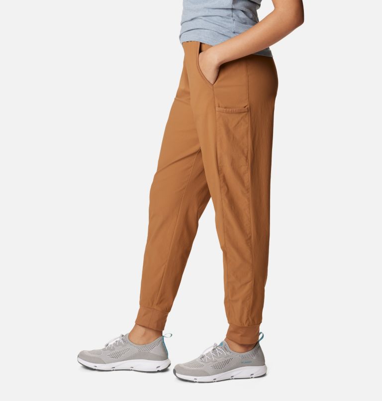 Women's Leslie Falls Joggers, Color: Camel Brown, image 3