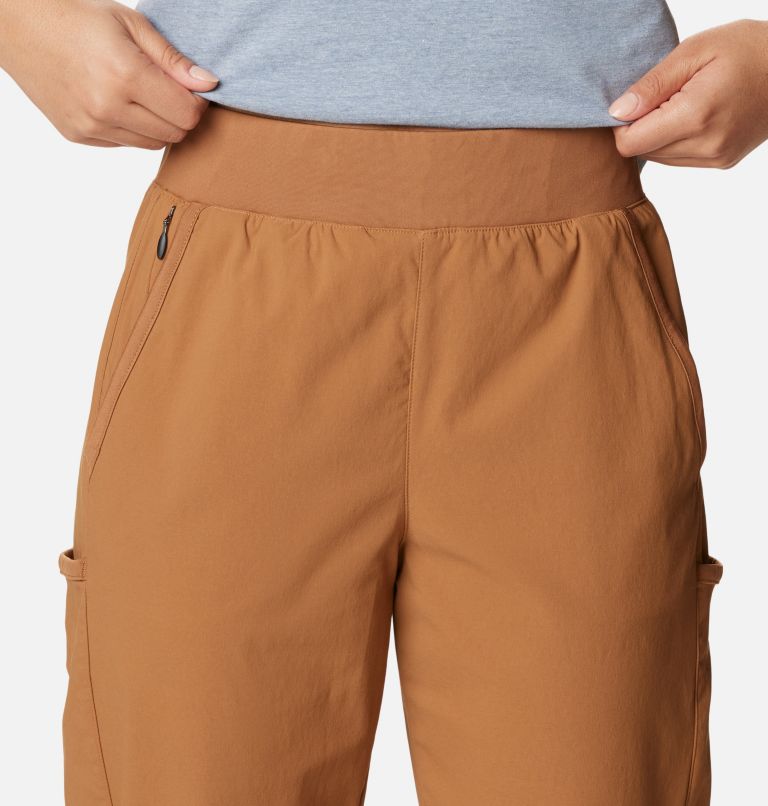 Women's Leslie Falls Joggers, Color: Camel Brown, image 4