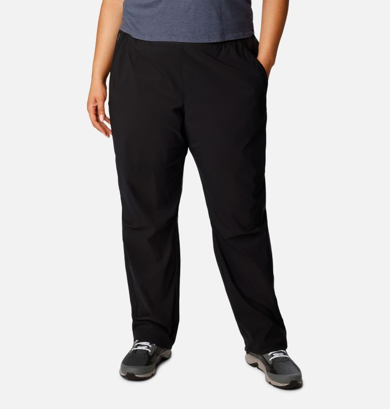 Thumbnail: Women's Leslie Falls Pants - Plus Size, Color: Black, image 1