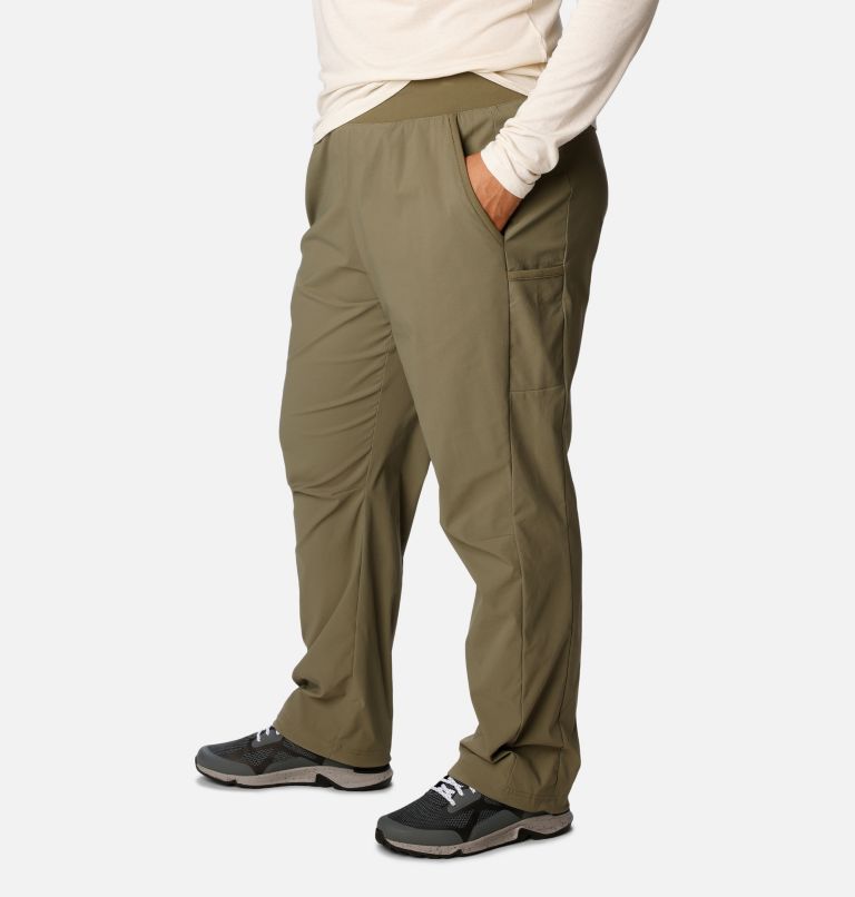 Thumbnail: Women's Leslie Falls Pants - Plus Size, Color: Stone Green, image 3