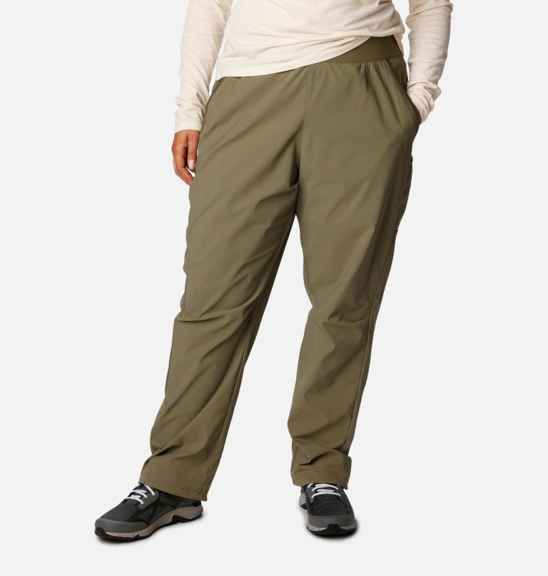 Pantalon Leslie Falls pour femmes – Grandes tailles, Color: Stone Green, image 1