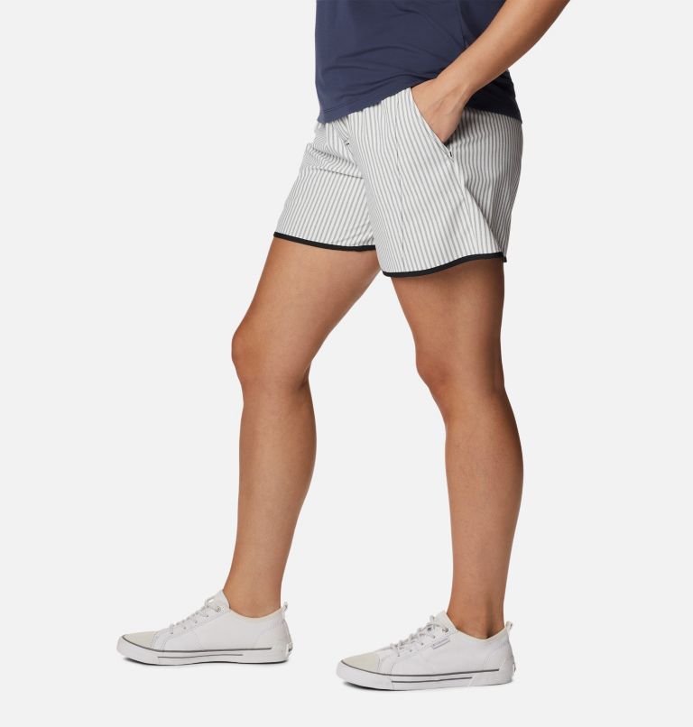 Shorts Claudia Ridge para mujer, Color: Black, White, image 3