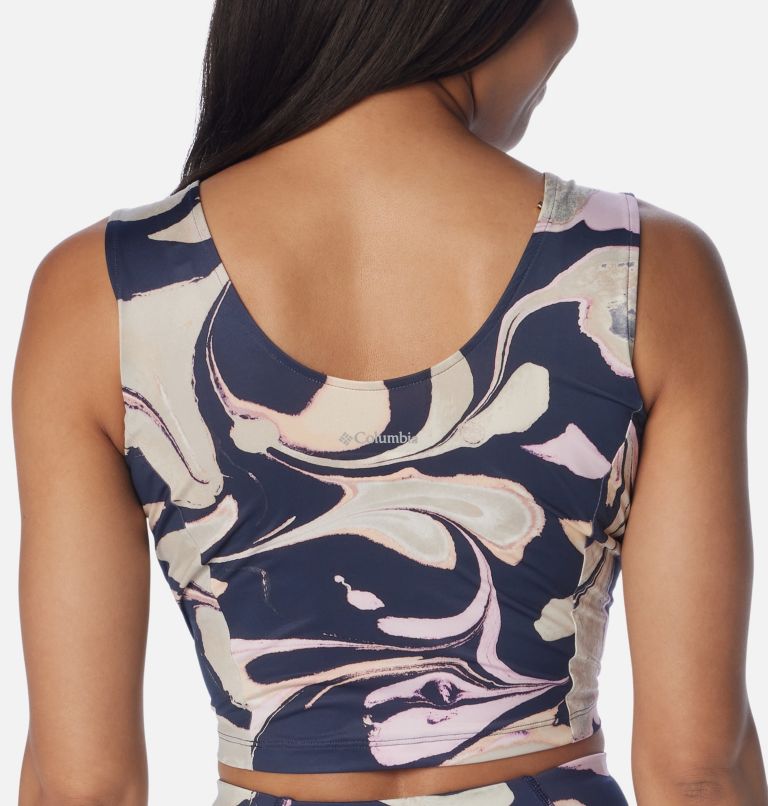 Women's Boundless Trek Technical Tank, Color: Nocturnal Eddies, image 5
