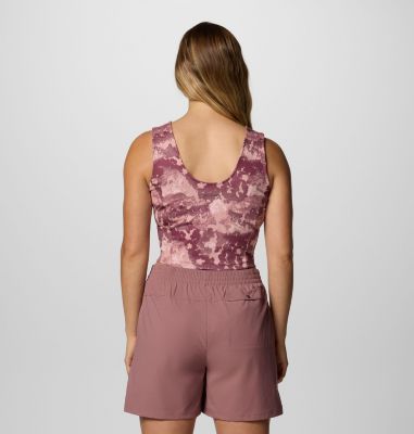 Débardeur Technique Boundless Trek Femme, Color: Eraser Pink Deco Camo, image 2