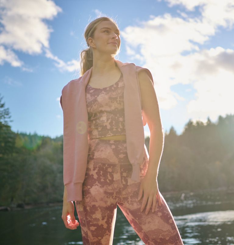 Débardeur Technique Boundless Trek Femme, Color: Eraser Pink Deco Camo, image 7