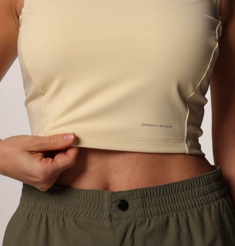 Women's Boundless Trek Technical Tank, Color: Lemon Wash