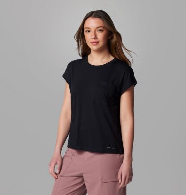 Women's Boundless Trek Technical T-Shirt, Color: Black, image 20