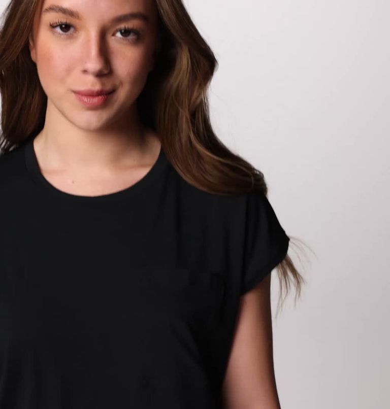 T-shirt Technique Boundless Trek Femme, Color: Black