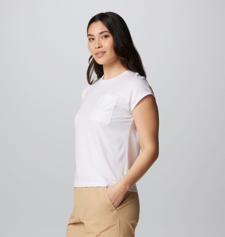 Women's Boundless Trek Technical T-Shirt, Color: White, image 4