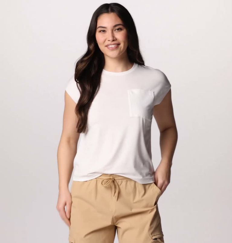 T-shirt Technique Boundless Trek Femme, Color: White