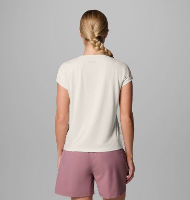 Women's Boundless Trek Technical T-Shirt, Color: Sea Salt, image 2