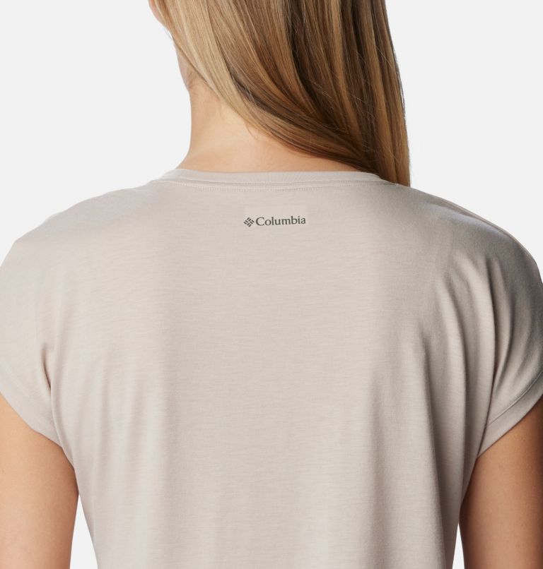 Thumbnail: Women's Boundless Trek T-Shirt, Color: Dark Stone, image 5