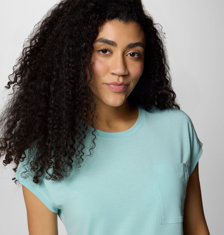 T-shirt tecnica Boundless Trek da donna, Color: Spray, image 4