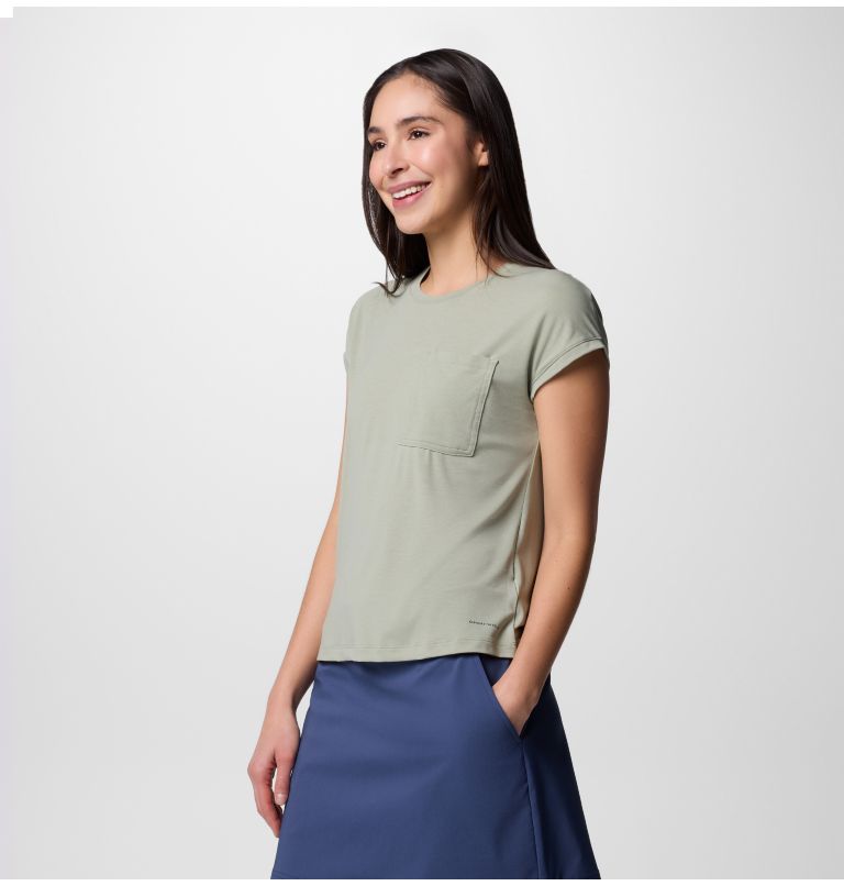 T-shirt tecnica Boundless Trek da donna, Color: Safari, image 3