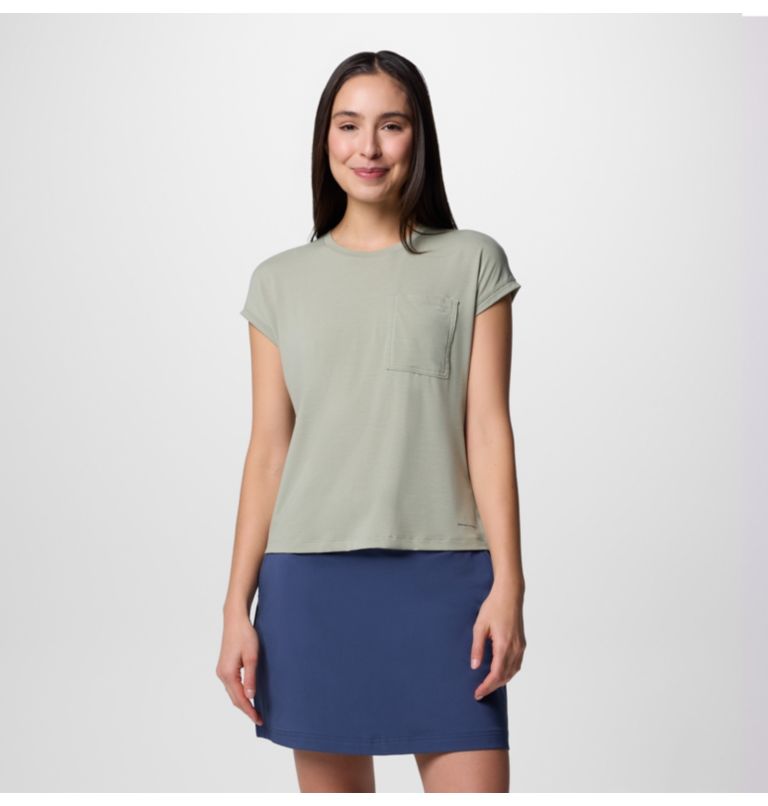 T-shirt tecnica Boundless Trek da donna, Color: Safari, image 1