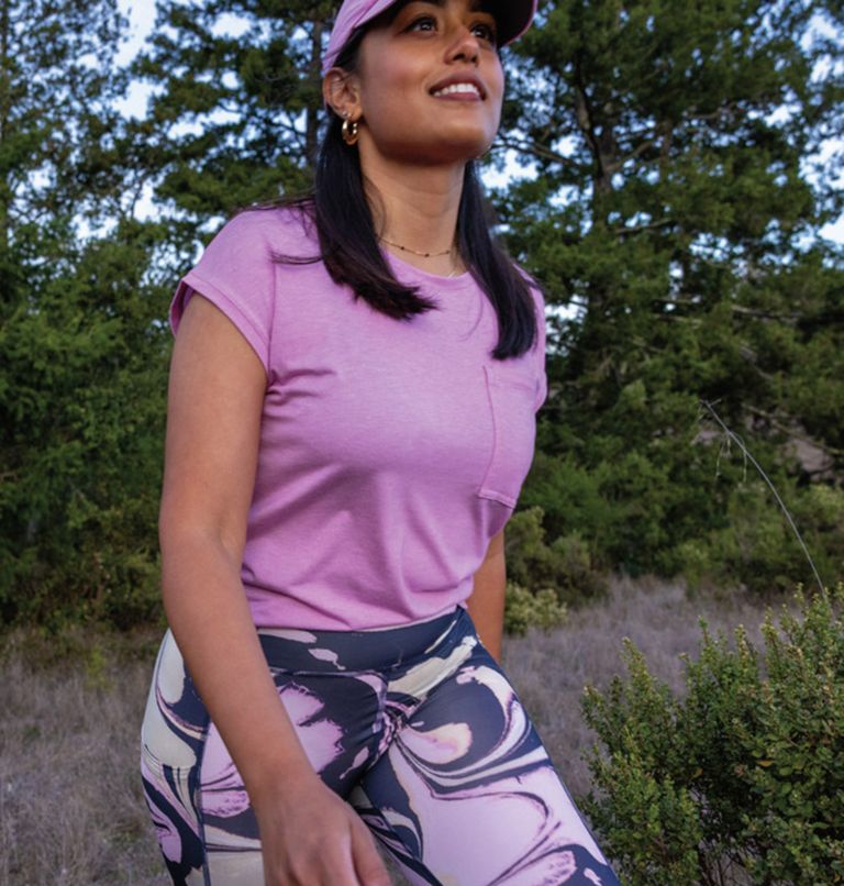 Women's Boundless Trek Technical T-Shirt, Color: Cosmos, image 6