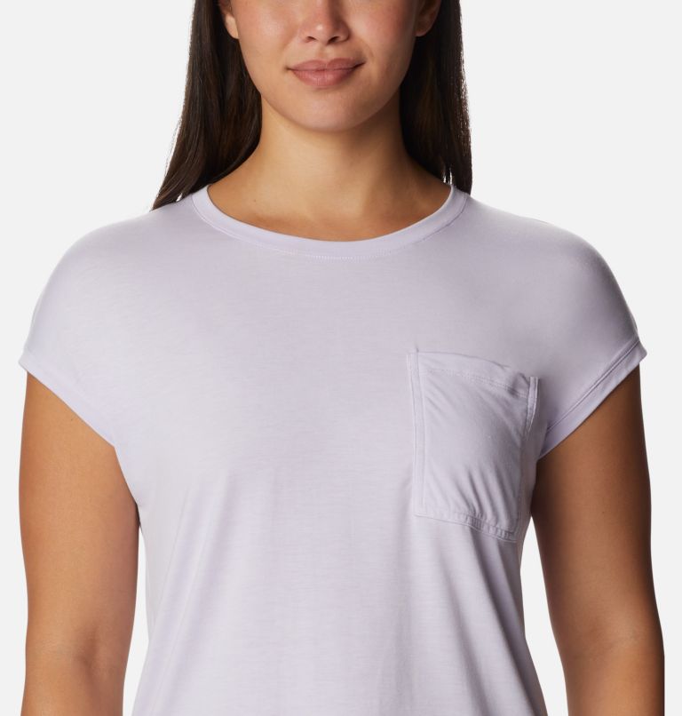 Women's Boundless Trek T-Shirt, Color: Purple Tint, image 4