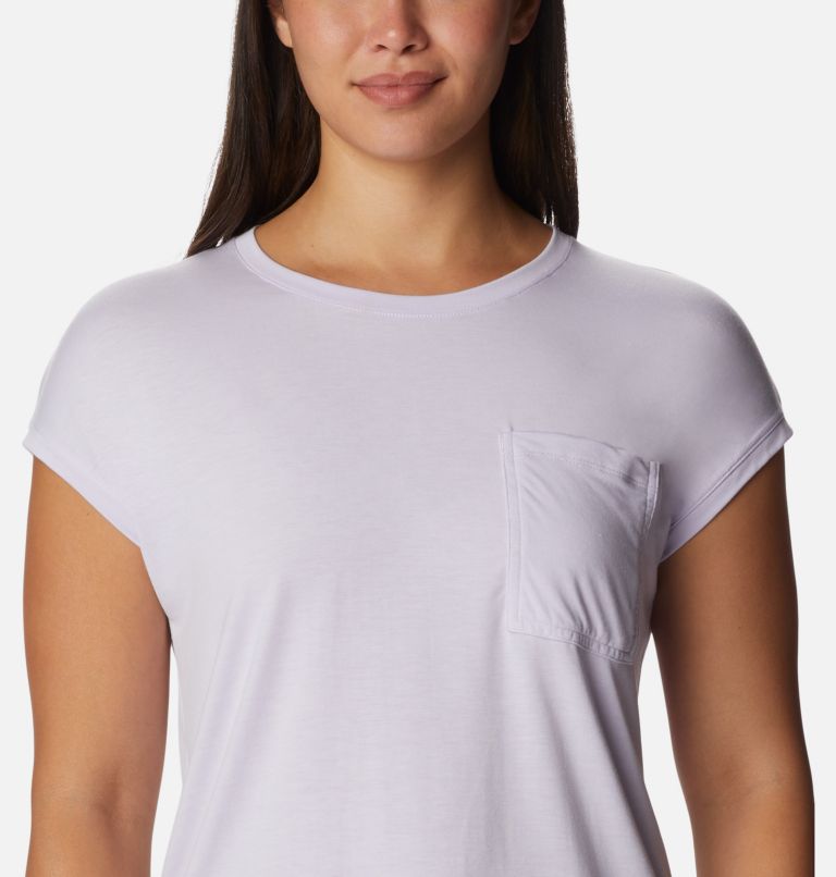 Women's Boundless Trek T-Shirt, Color: Purple Tint, image 4