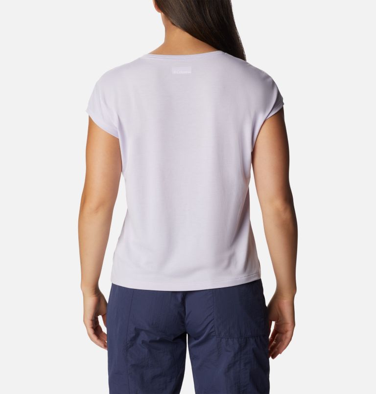 Thumbnail: Women's Boundless Trek T-Shirt, Color: Purple Tint, image 2
